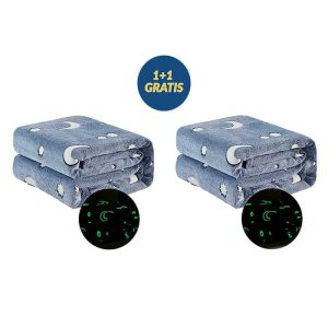 BlanketStar, pătură magică pentru bebeluși care strălucește în întuneric 1+1 GRATUIT