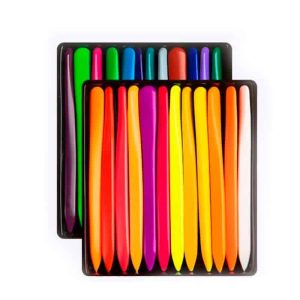 Crayons, creioane de ceară compacte (24 de bucăți)