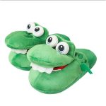 Papuci de crocodil cu gura în mișcare, CrocodileSlippers