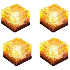 IceCubeLights, lumini solare de grădină în formă de cub (set de 2 bucăți)