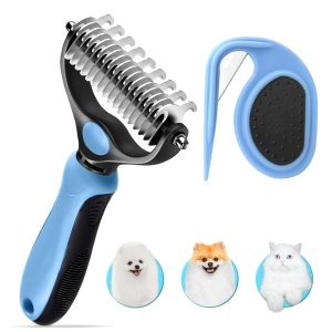 KnotBundle, mașină de tuns părul pentru animale (1+1 GRATIS) și perie DUO pentru îndepărtarea părului de animale