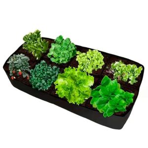 RaisedGarden, pat de grădină portabil cu 8 compartimente separate