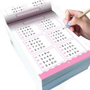 WorkBookMath, caiet de lucru pentru adunare și scădere până la 100 + (1 bucată) GRATUIT