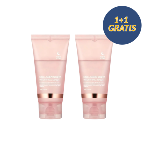 CollagenMask, mască de noapte cu colagen pentru față cu efect peel-off (1+1 GRATUIT )