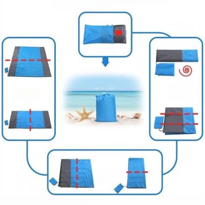 PLAJĂ, Saltea multifuncțională rezistentă la apă SandFree