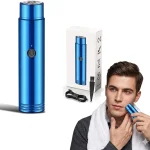 GlideShaver – aparat de ras mini portabil pentru bărbierit umed și uscat